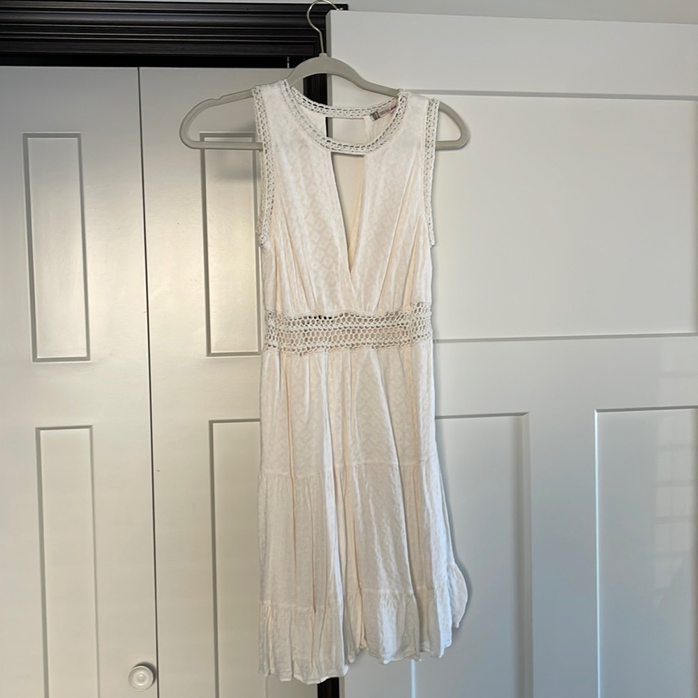 Cute Cream Dress - Chelsea & Violet